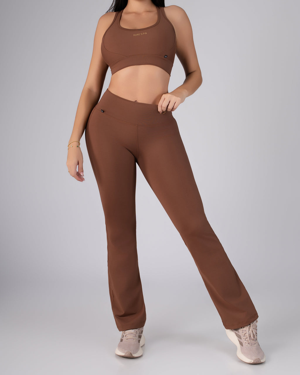 Top de Gancho T511 + Leggings Bota Campana L365