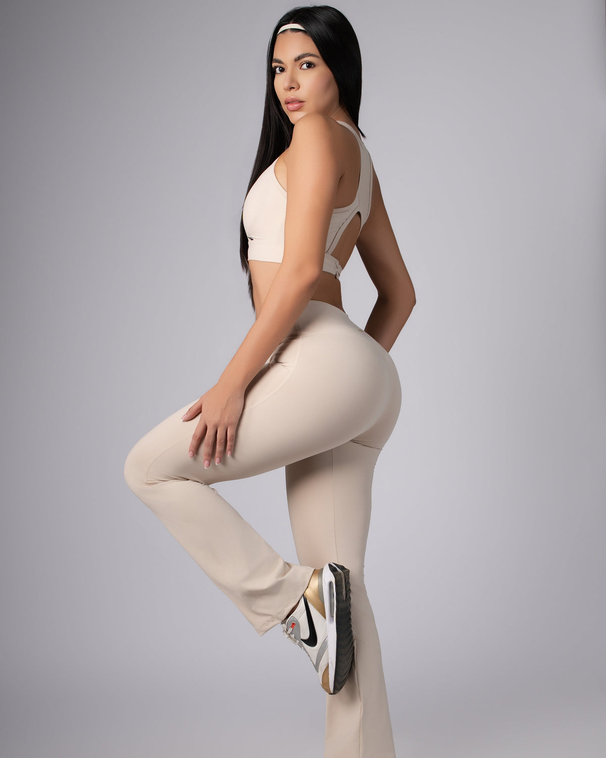 Top de Gancho T511 + Leggings Bota Campana L365